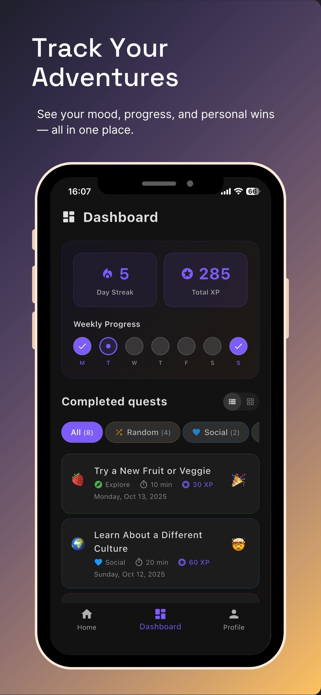 Track Your Adventures